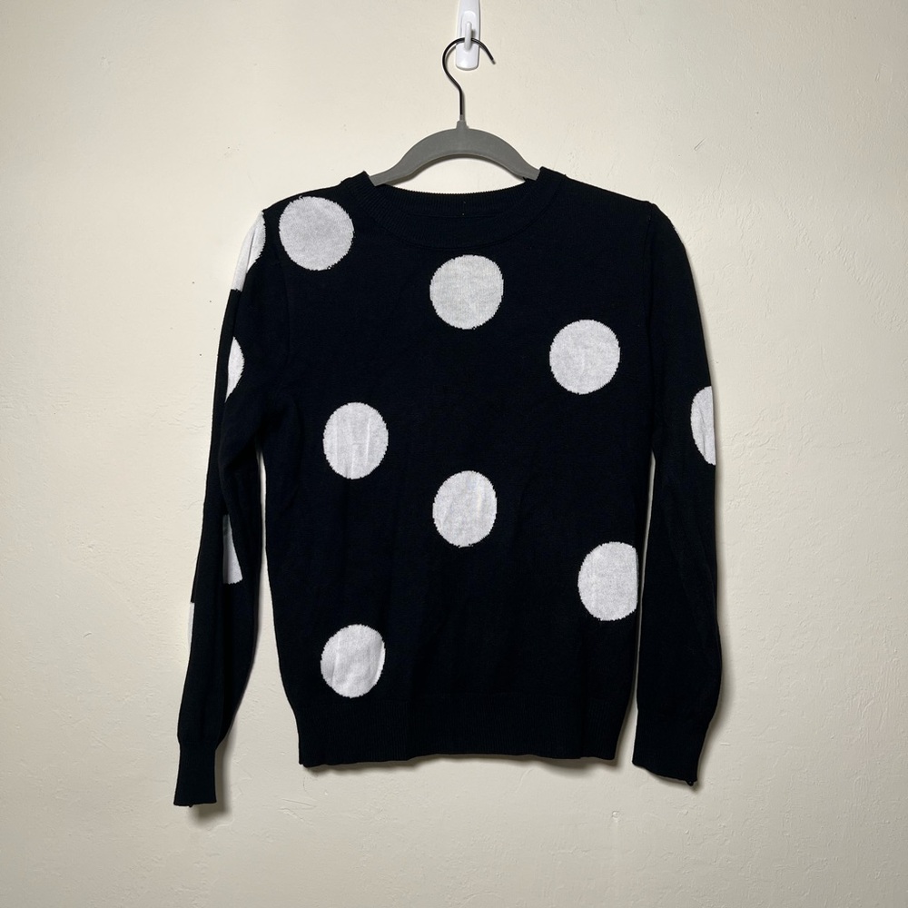 Polka Dot Pullover Sweater